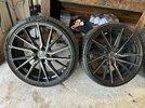 Vossen 22" Model S Tesla Wheels and Pilot Sport 4S Tires