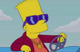 Bart simpson Driving - DesiComments.com