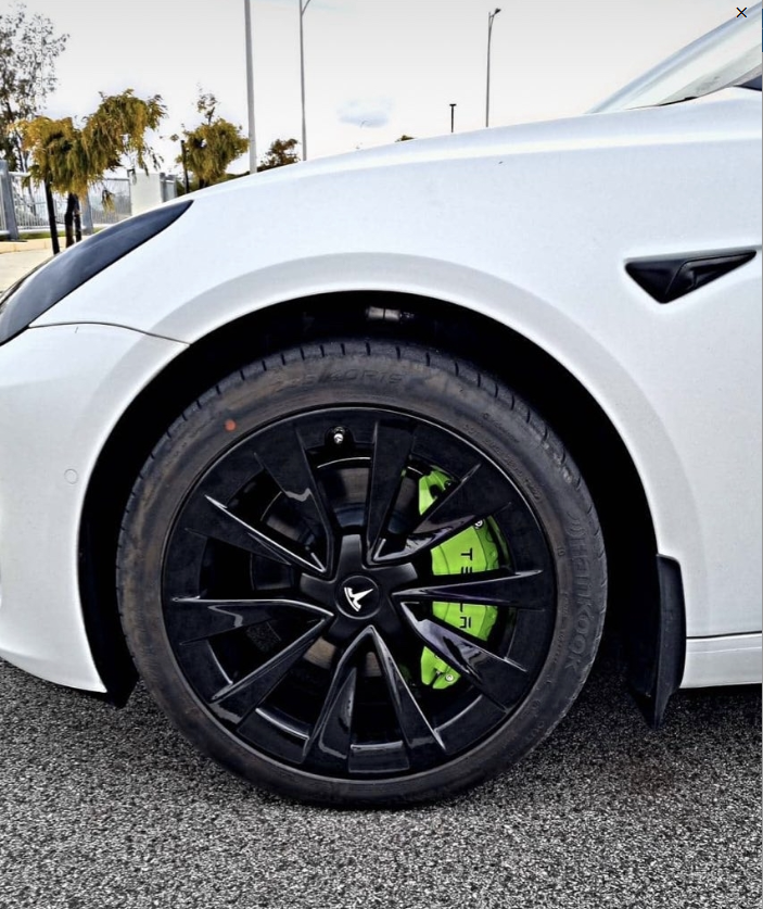 Brake caliper covers on Model 3 RWD. | Tesla Motors Club