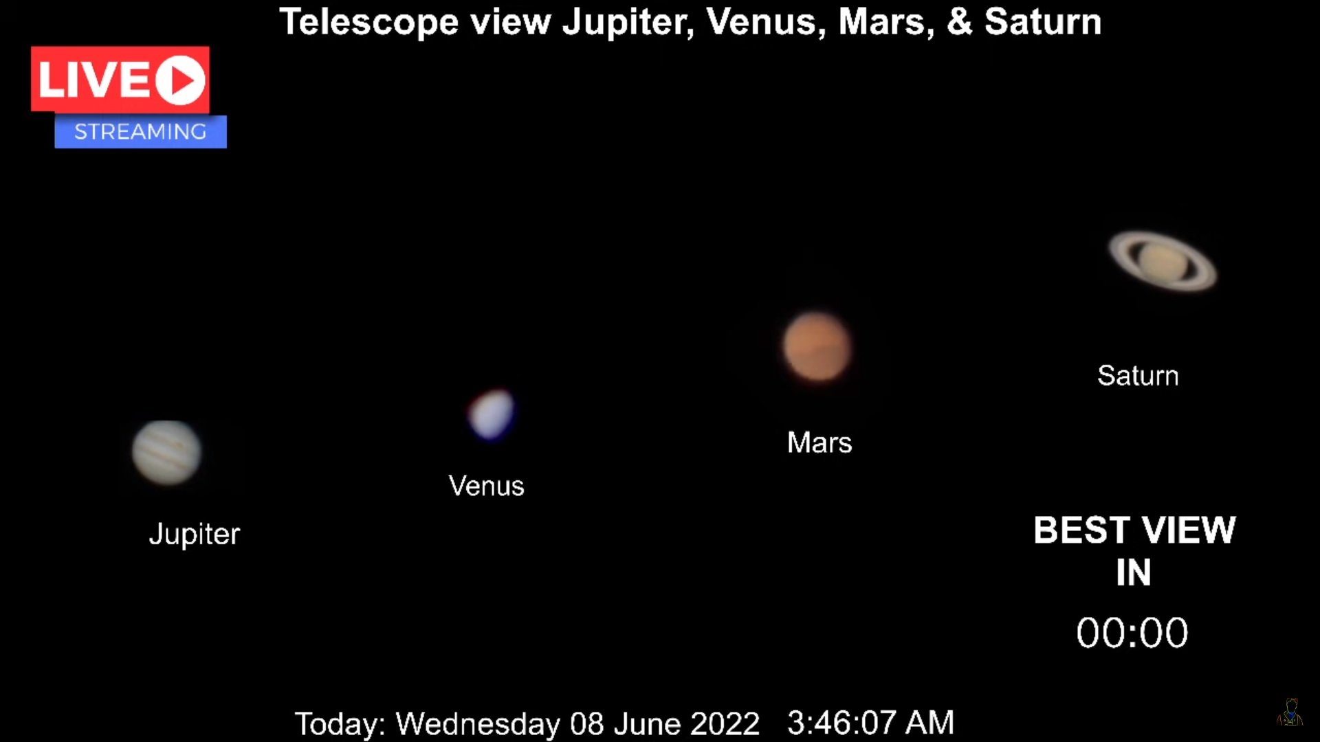 LIVE Telescope view of Jupiter, Venus, Mars, & Saturn | Tesla Motors Club
