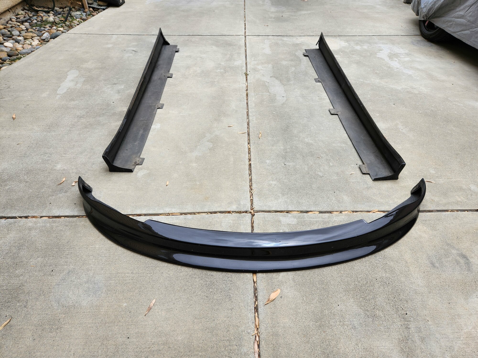Available - FS: Maier Racing Carbon Fiber Front Lip and Side Skirts - Model  3
