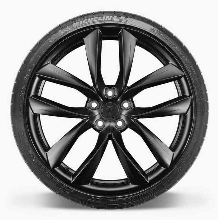 21-inch Model S Arachnid Wheel & Michelin Pilot Sport Tire