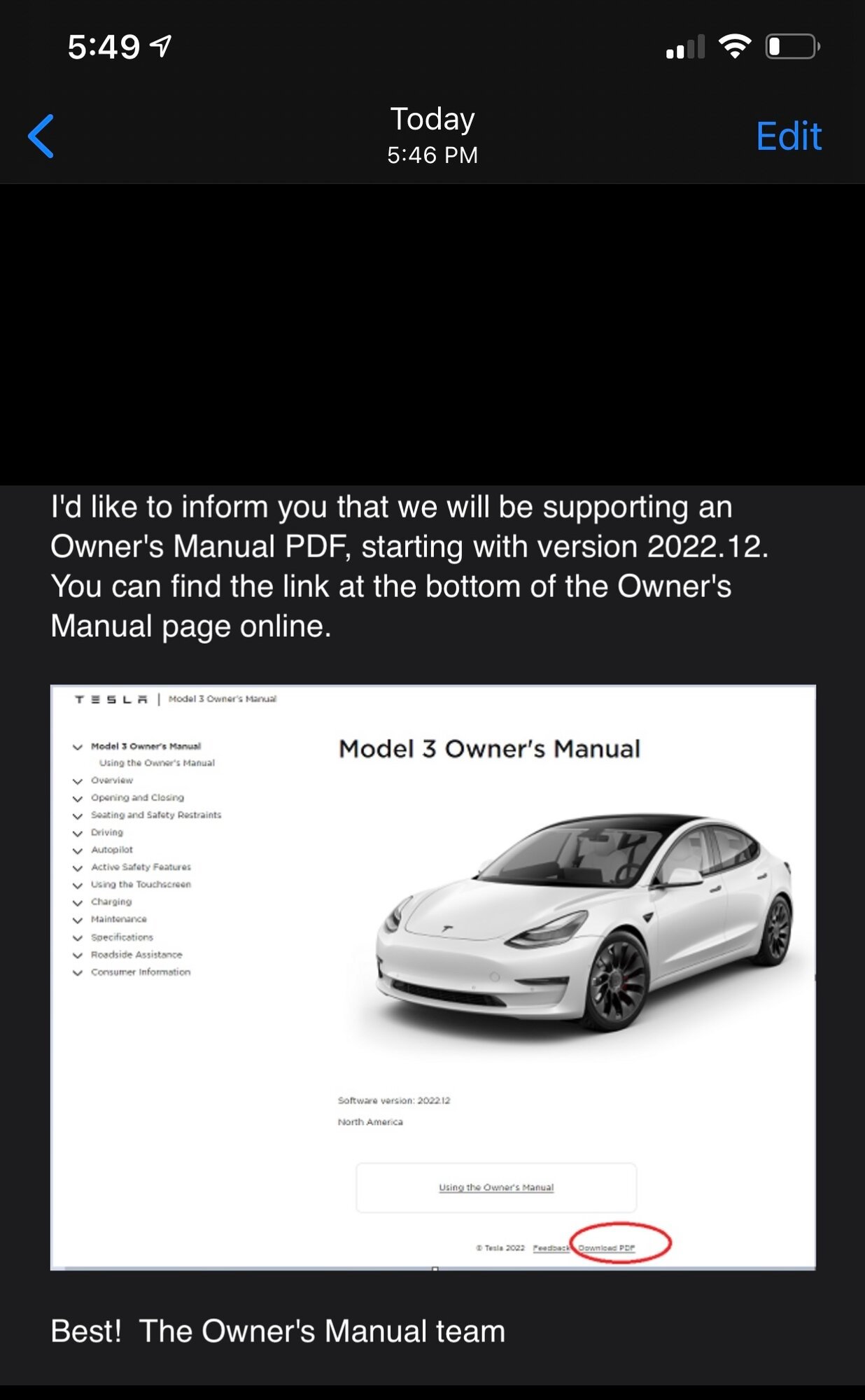 New .pdf Model 3 Manual posted as of 2022.12! | Tesla Motors Club