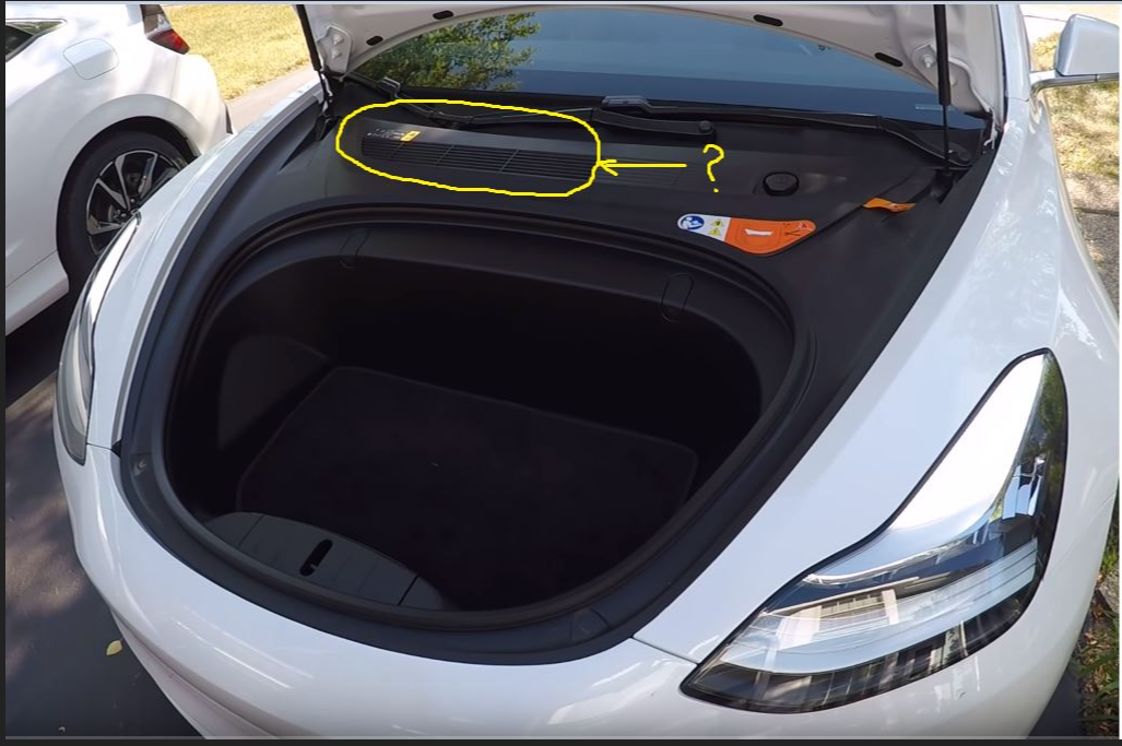 Modèle Y/3 Frunk Ventilation Protection Cover Car interior/Tesla