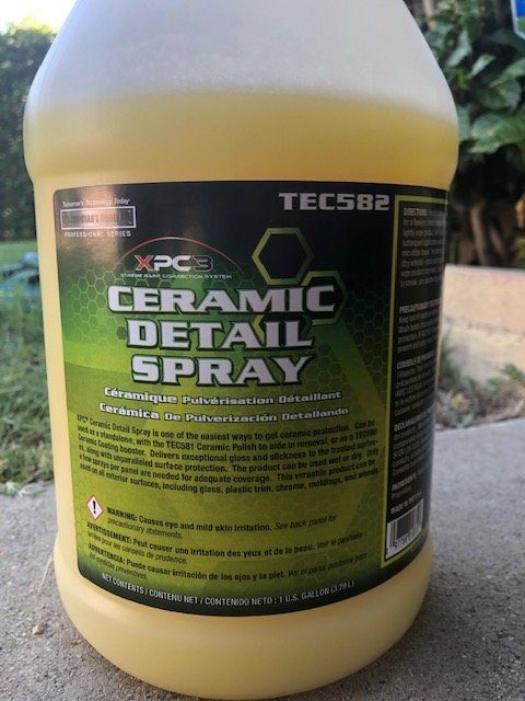 Technician's Choice Ceramic Detail Spray: It's like a ceramic Bead Maker |  Tesla Motors Club