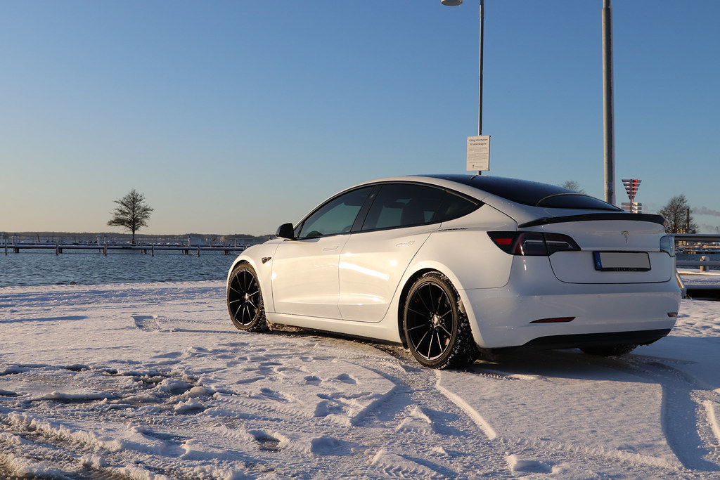 Winter with a Tesla