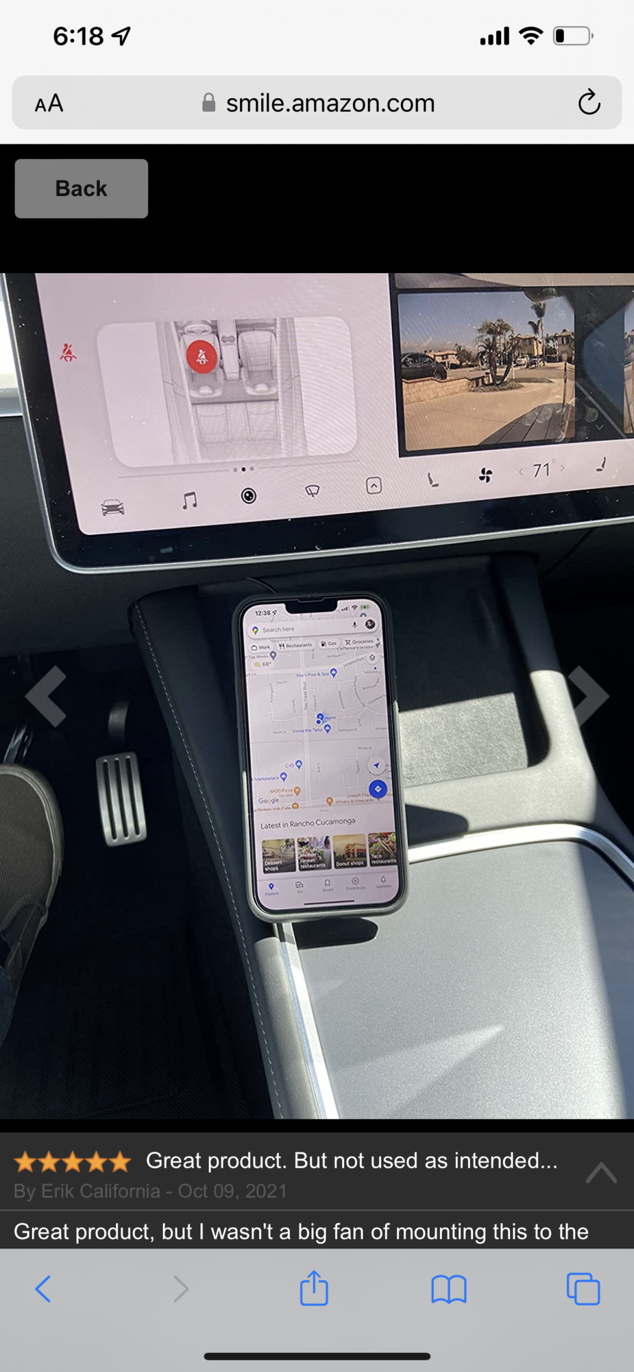 Tesla Models - OneTap Screen Car Mount (MagFit) 