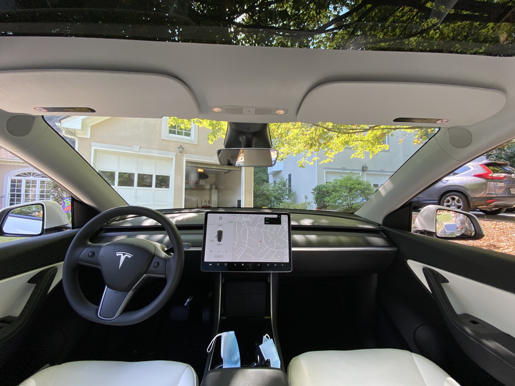  Topfit Model 3 and Model Y Dash ABS Matte Carbon Fiber Cap  Covers Dashboard Sticker for Tesla Model 3&Y Wrap Accessories (M3/Y Dash) :  Automotive