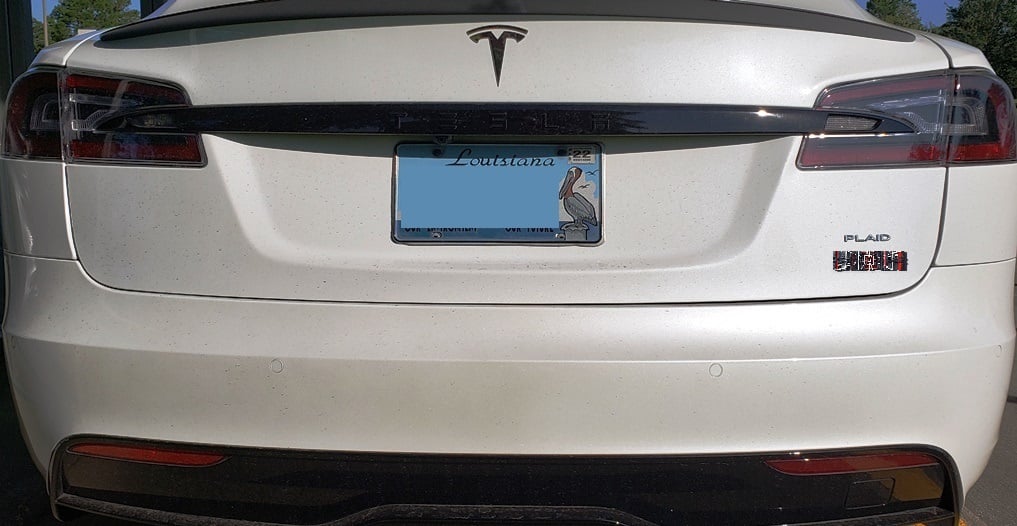 Aftermarket Plaid Graphic Emblem Placement | Tesla Motors Club