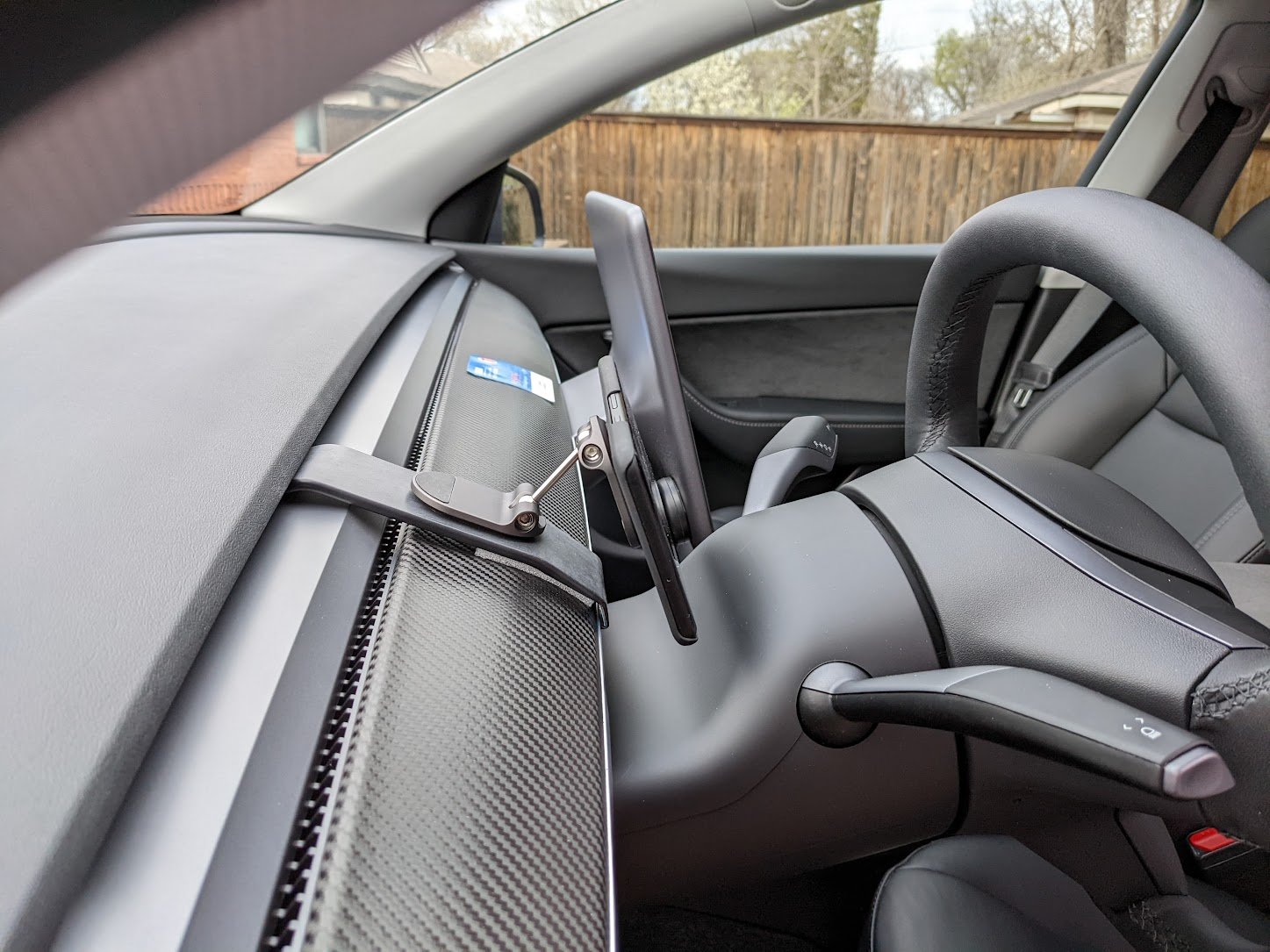 For Tesla Model 3/Y 17-22 Car Interior Dashboard Leather Dash Mat