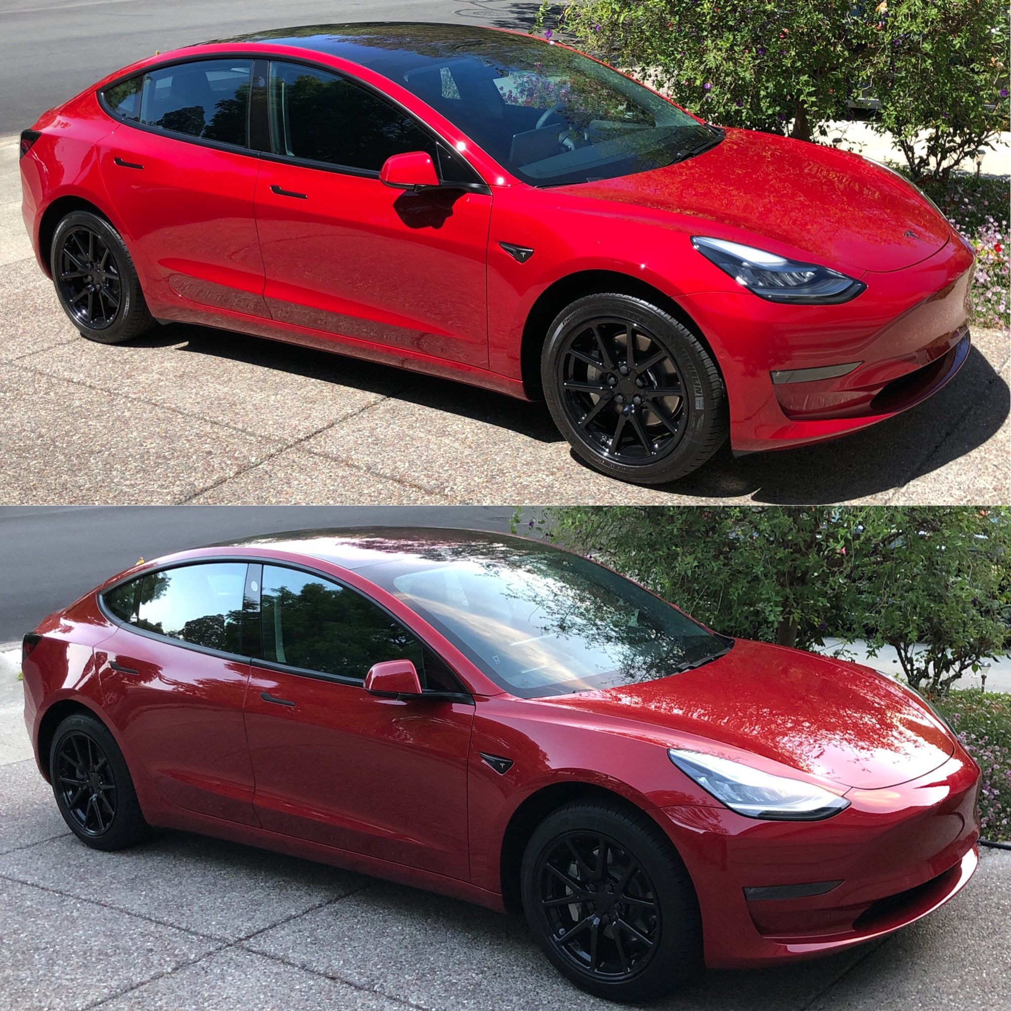 Would a chromo delete look odd with a red model 3? | Tesla Motors Club