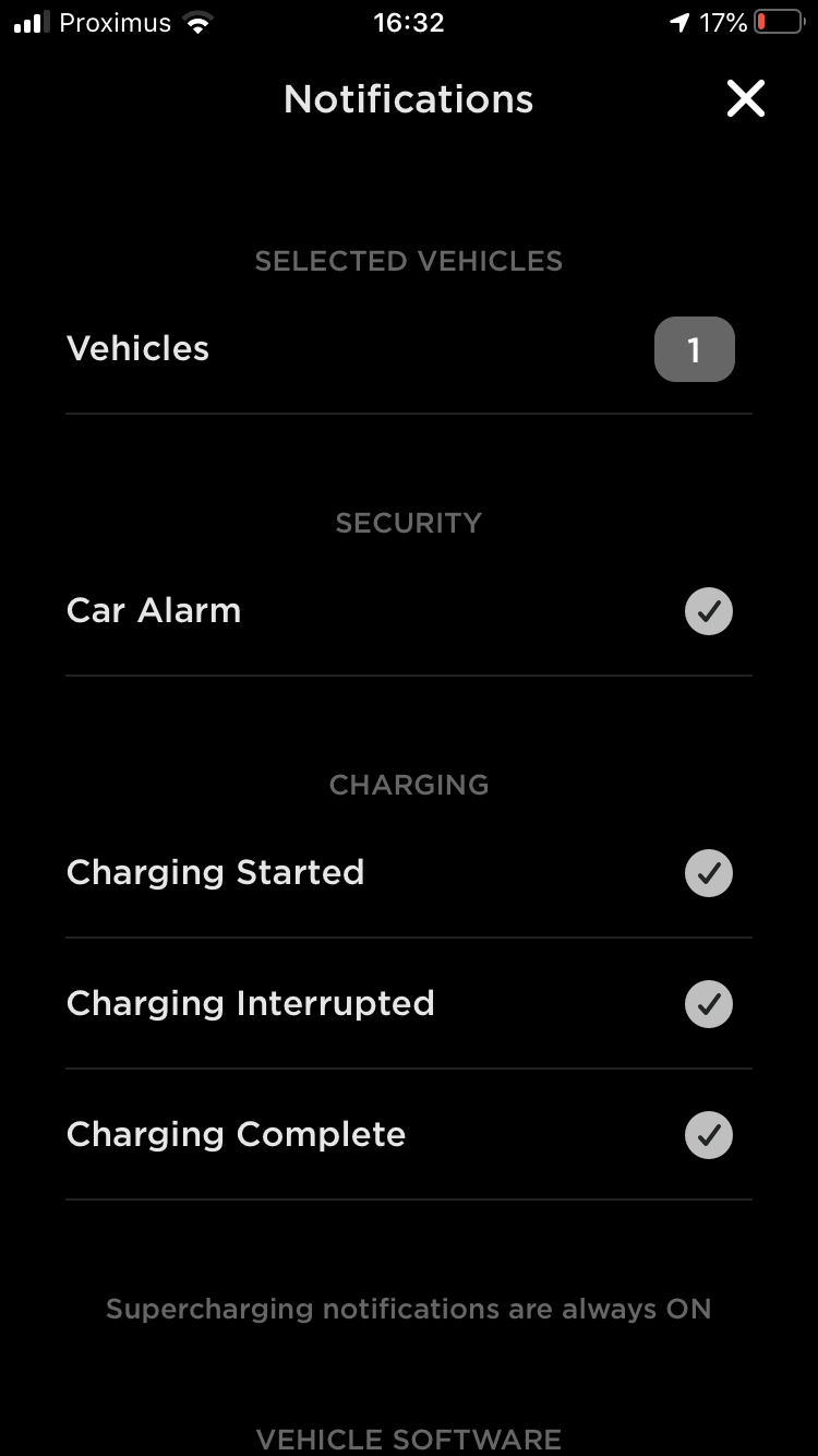 Geen meldingen iPhone app | Tesla Motors Club