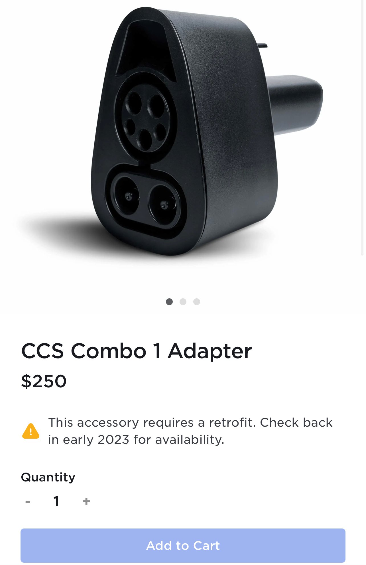 CCS Adapter is Now Available in the US Tesla Store