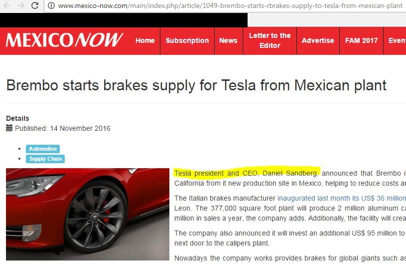 Brakes? Tesla branded Brembo's?