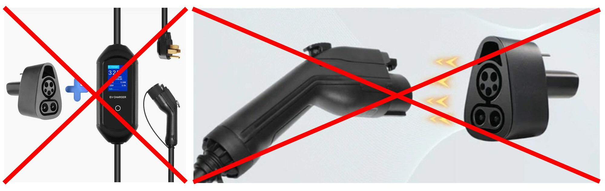 Don't be misled--CCS1 adapters are NOT necessary for AC charging.
