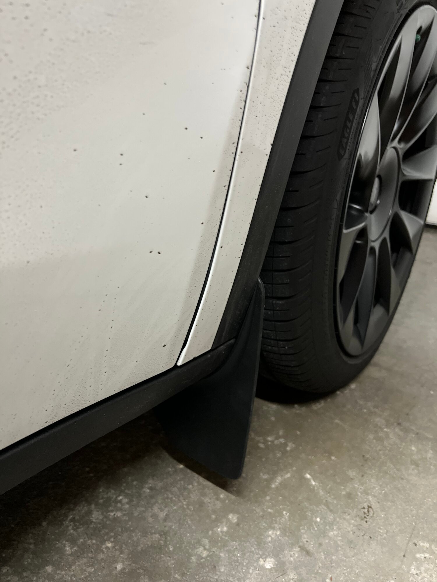 Tesla Model Y: Small Mud Flaps (OEM Style)
