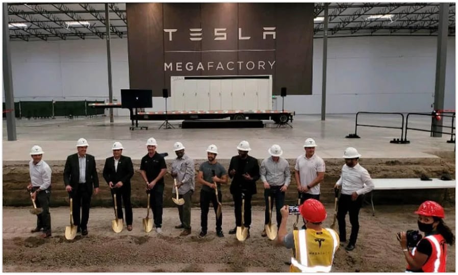 Tesla's battery-manufacturing 'Megafactory' breaks ground in California and more