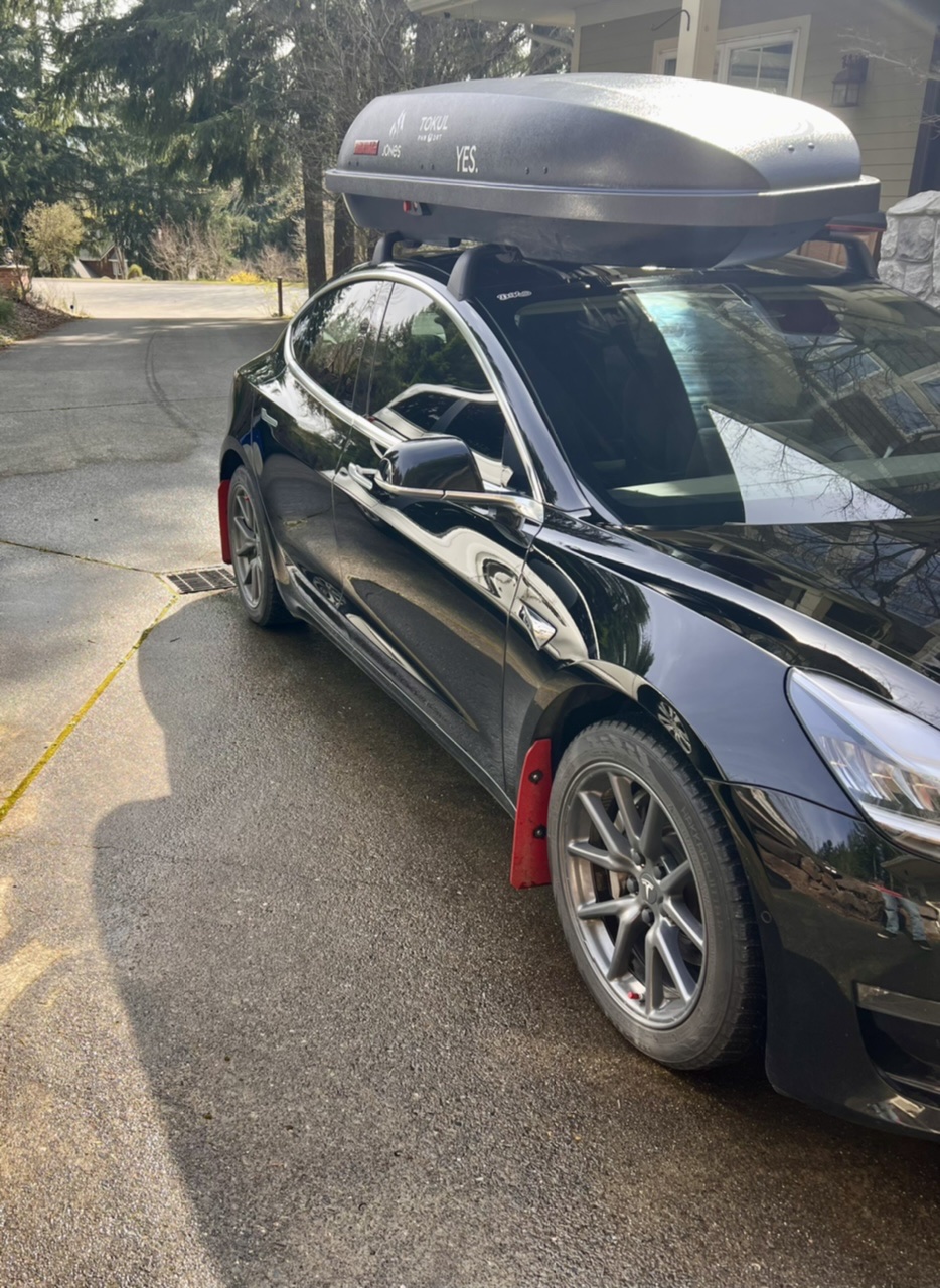 Tesla Model 3 2017+ Rally Mud Flaps & Splash Guards — RokBlokz