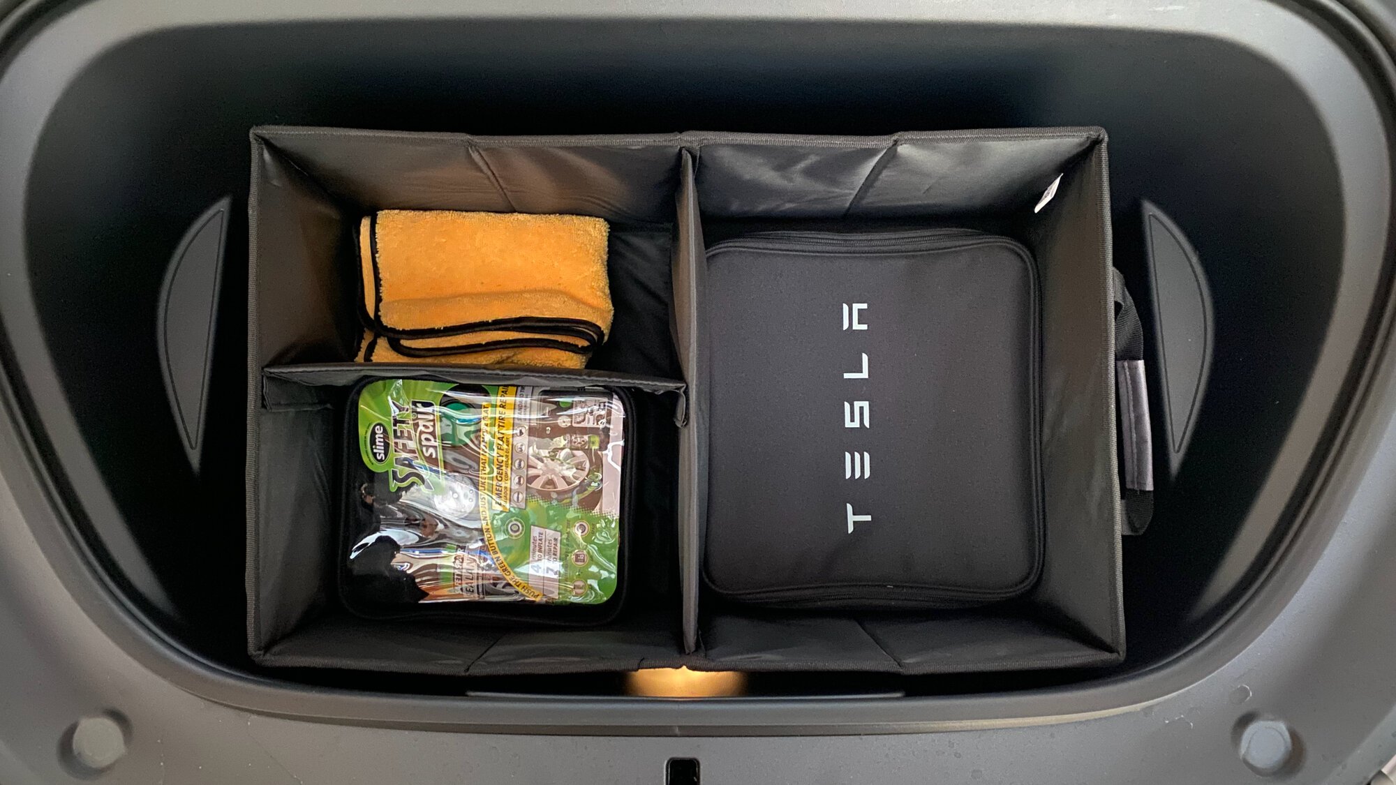 BASENOR Trunk Storage Bins for Tesla Model 3