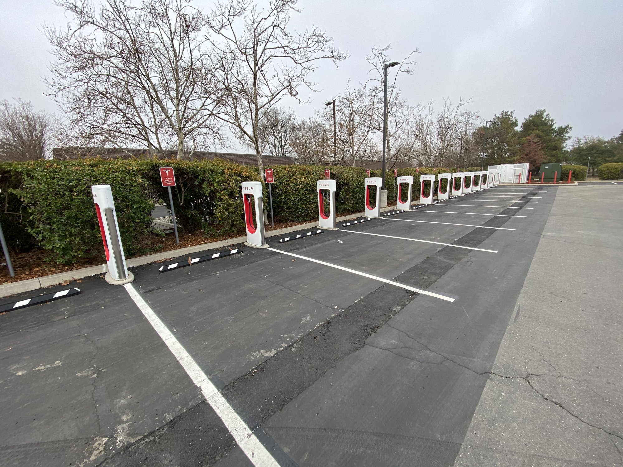 New Davis, California Superchargers (w/1st tiny visitor)