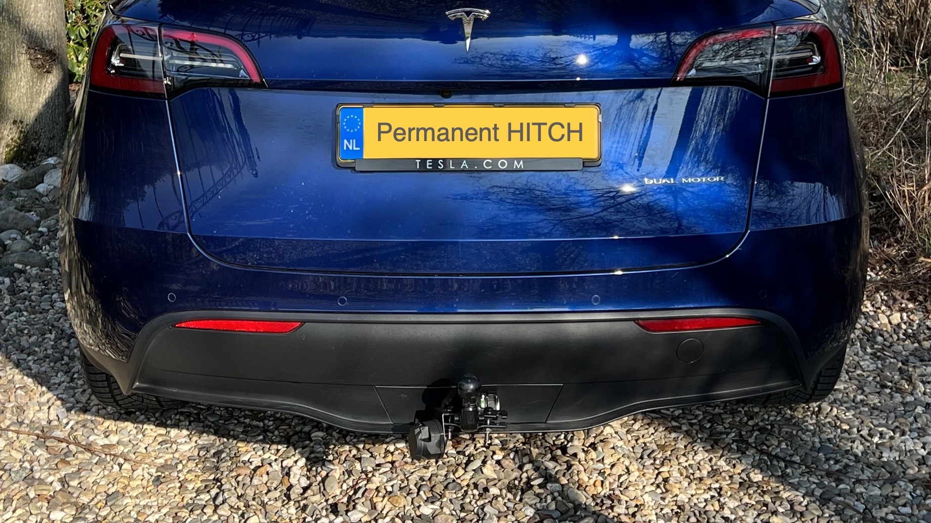 Model Y EU Tow Hitch modification for permanent use