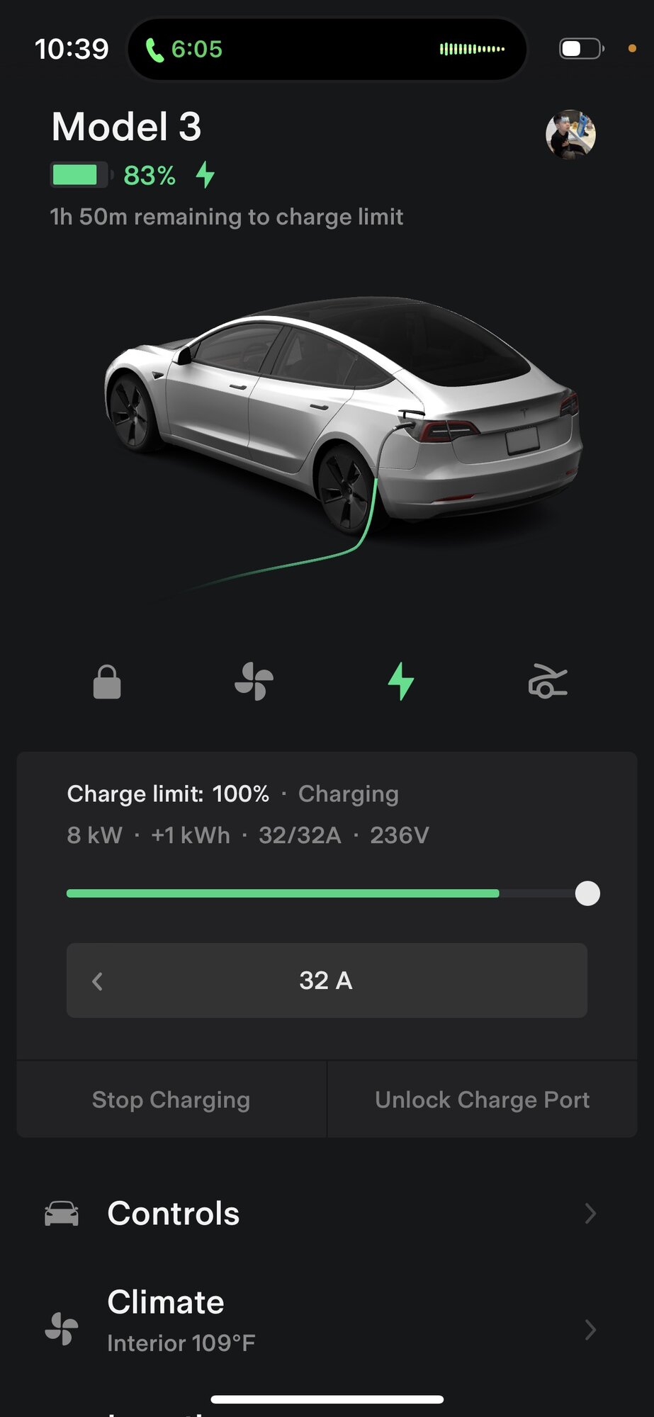 What is the max charging speed for Model 3?
