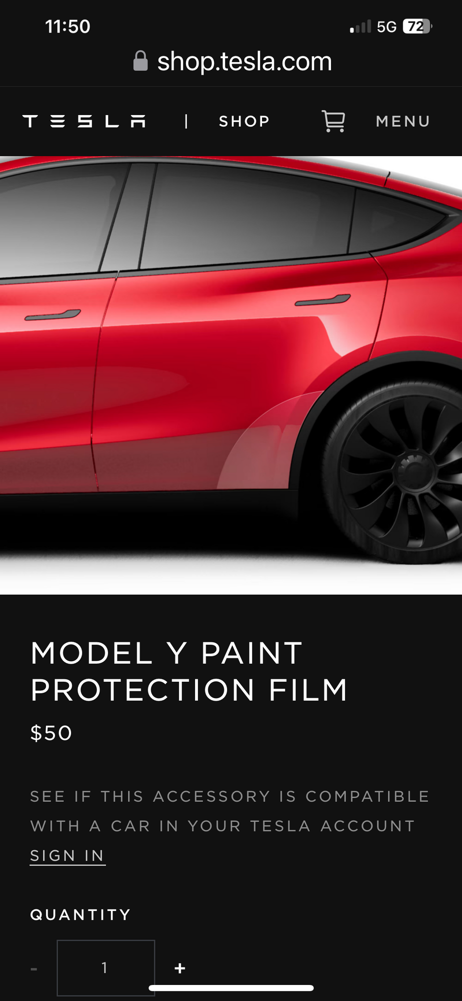 Tesla Model Y protective film - set of 2, rear rocker panel - PPF Paint  Protection Film