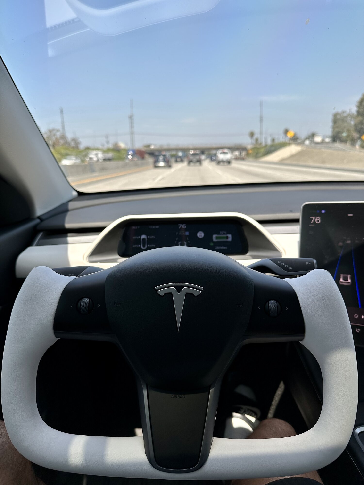 Tesla Model 3 & Y Dashboard Cluster Display with Door Panel Extensions  (Smart Instrument Cluster) - Variety*