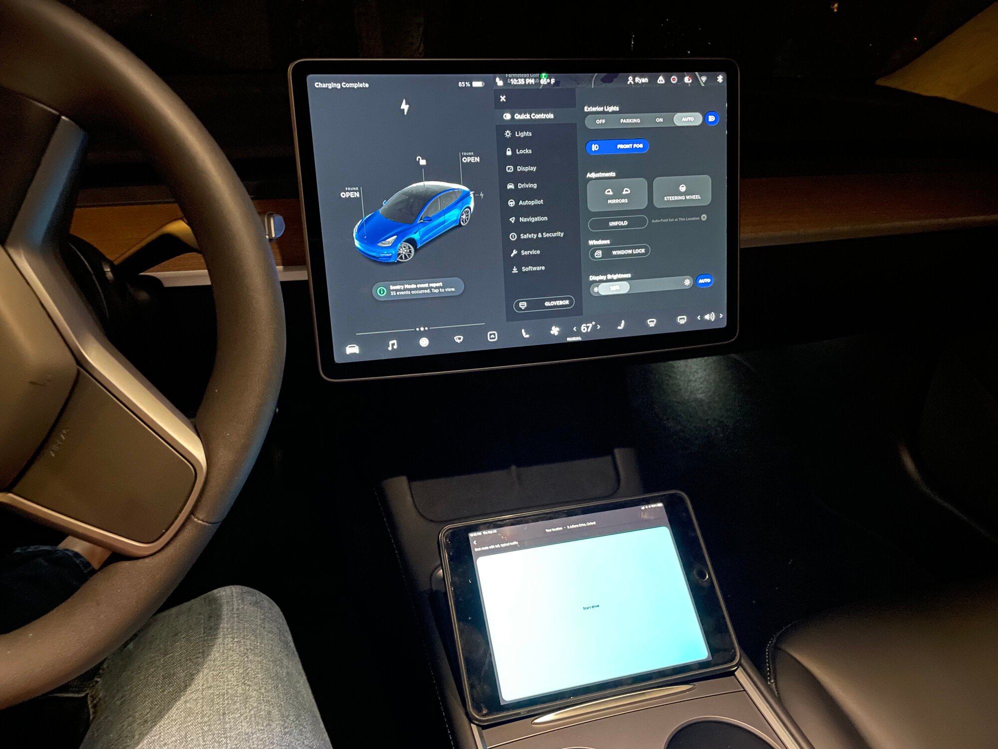 Mounting an iPad Mini 5 in the 2021+ Tesla Model 3... found the perfect  solution. | Tesla Motors Club
