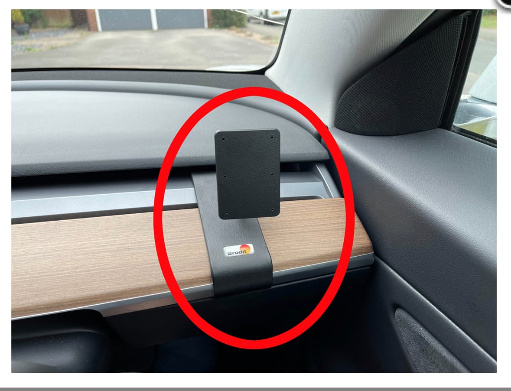 Magnetic iPhone holder/charger for Model Y