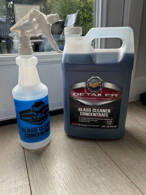 For those of you who are OCD about clean glass (my favorite glass cleaner)