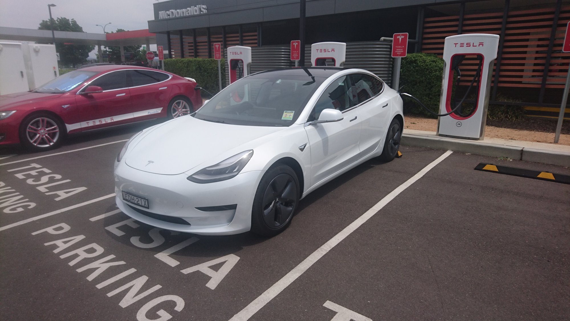 Model 3 charging in Canberra ACT.JPG