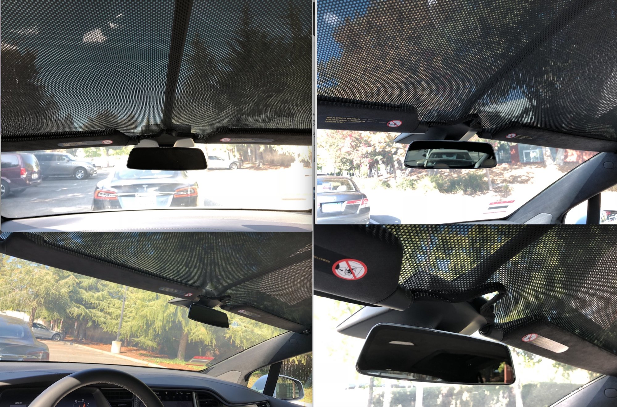 Model X windshield sunshade alternative install method.jpg