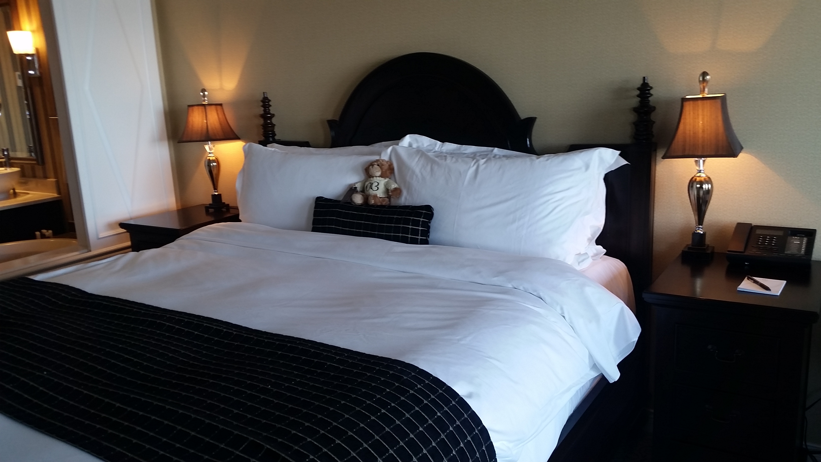 Oak Bay Beach Hotel Bed Bear.jpg
