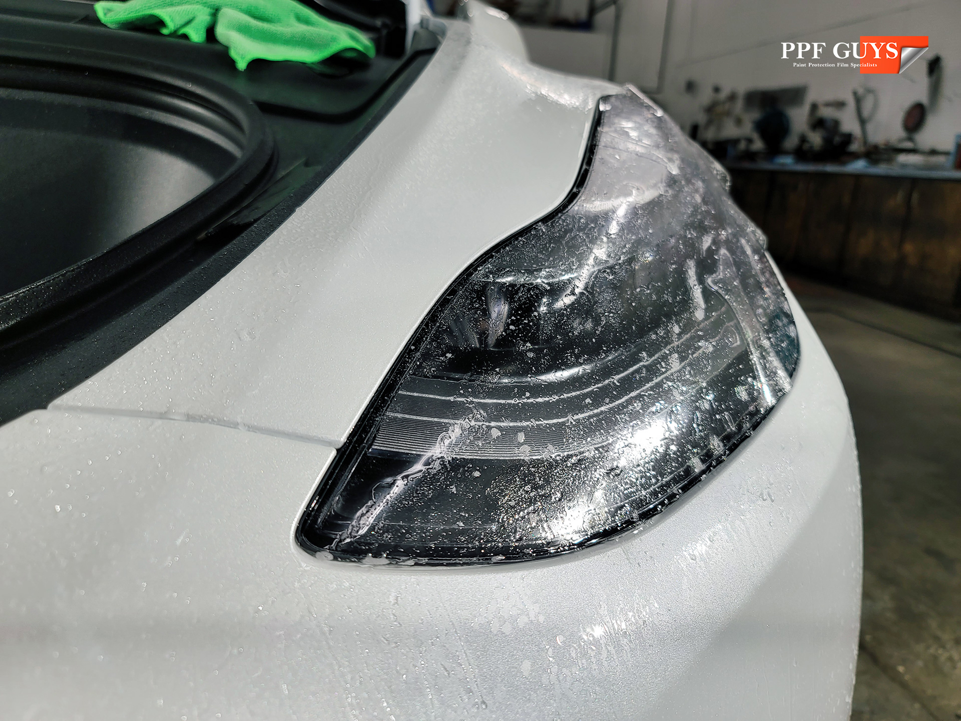 PPF Guys Model Y White Xpel Stealth, ceramic, painted emblems (20).jpg