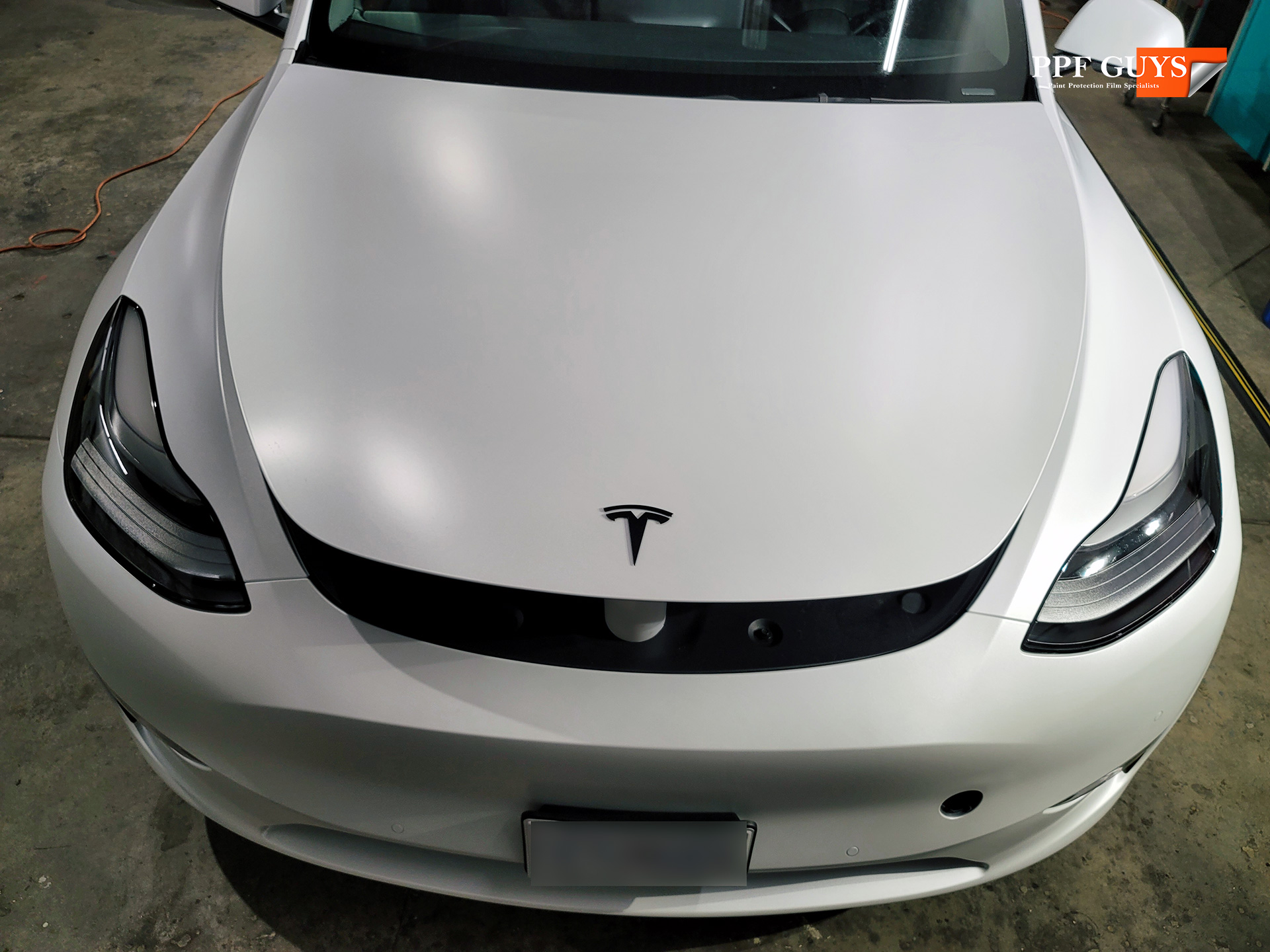 PPF Guys Model Y White Xpel Stealth, ceramic, painted emblems (29).jpg