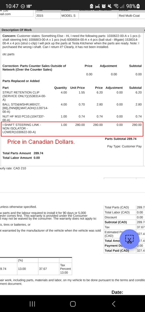 price list of the ishaft canadian dollars.jpg