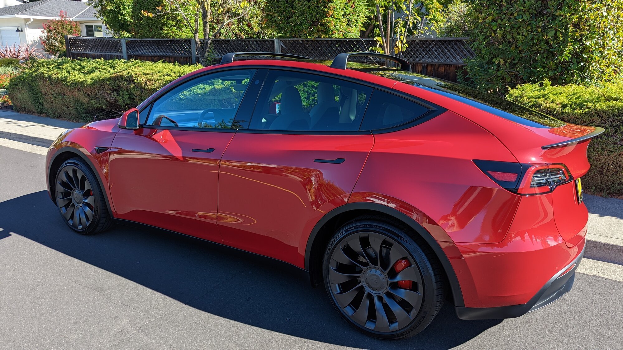 2022 Tesla Model Y Performance Red/White Tesla Motors Club