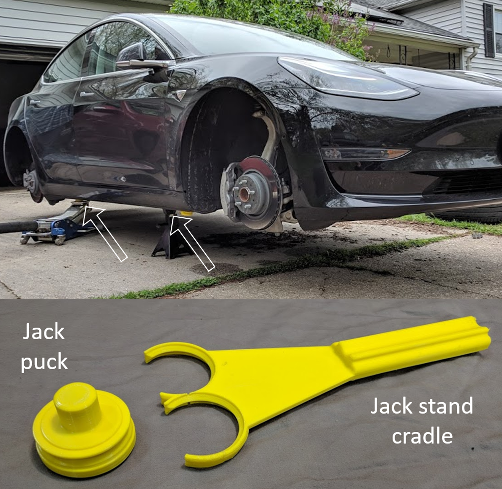Diy Tire Rotation - Jack Stand Cradle | Tesla Motors Club