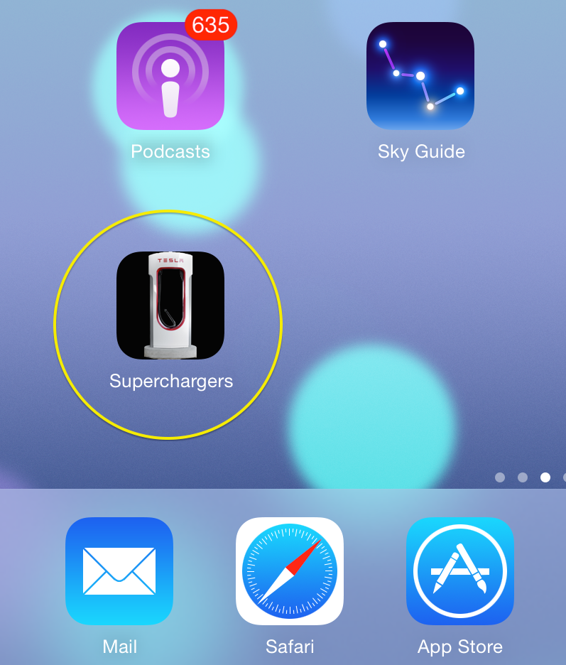 Superchargers icon on home screen.png