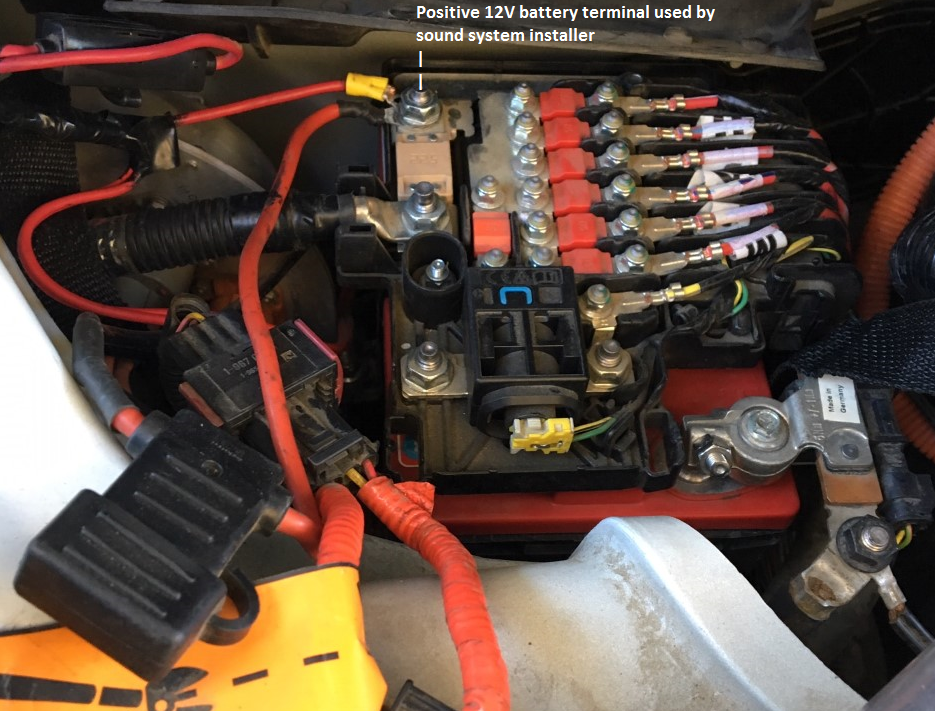 12V Battery Need Service" error and aftermarket sound system | Tesla Motors  Club