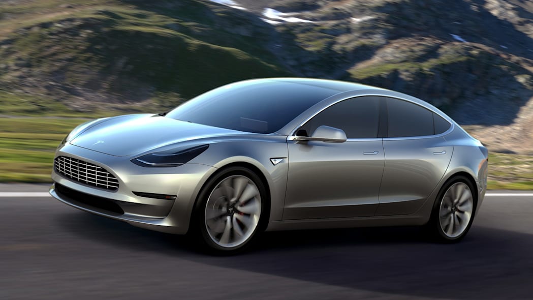 Modified Tesla Model 3 Gets A BMW Grille!