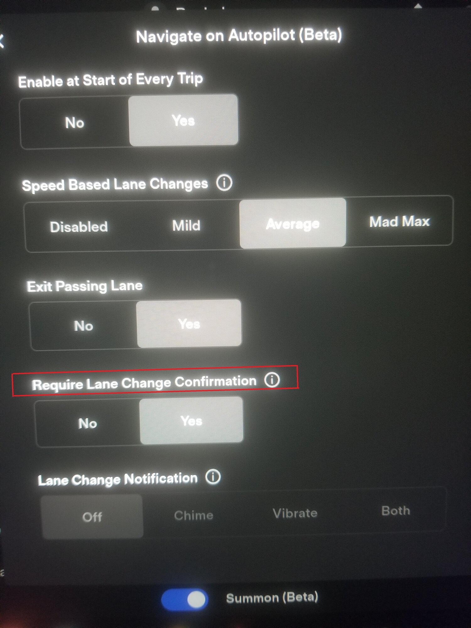Tesla FSD (Full Safe Driving) N10.69.25 b - Require Lane Change Confitmation .jpg