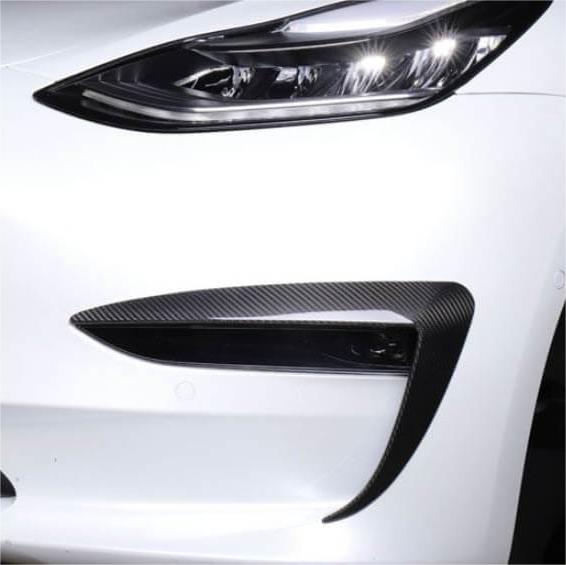 Tesla Model 3 Fog Light Trim - Carbon Fiber Exterior Mods-Tesery (4).jpg