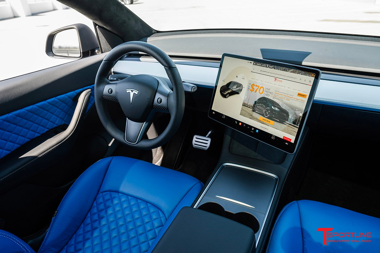 tesla-model-y-seat-upgrade-kit-blue-matte-carbon-fiber-steering-wheel-trim-stalk-swivel-screen...jpg