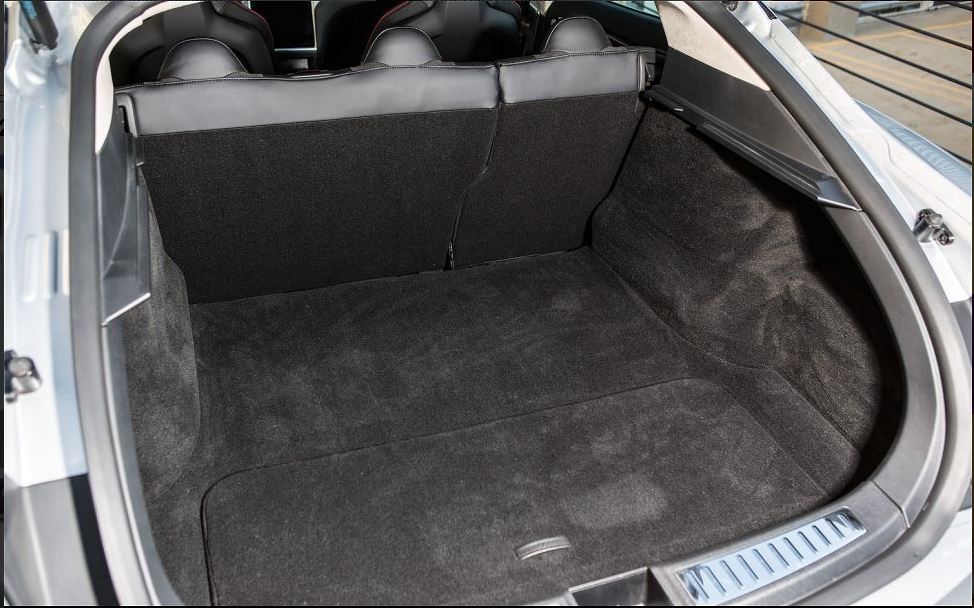 Tesla S Trunk Grey with Cover Down.JPG