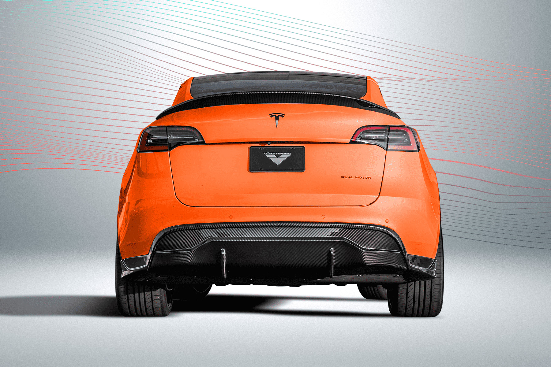 Vorsteiner - VRS Carbon Fiber Aero Decklid Spoiler - Tesla Model Y