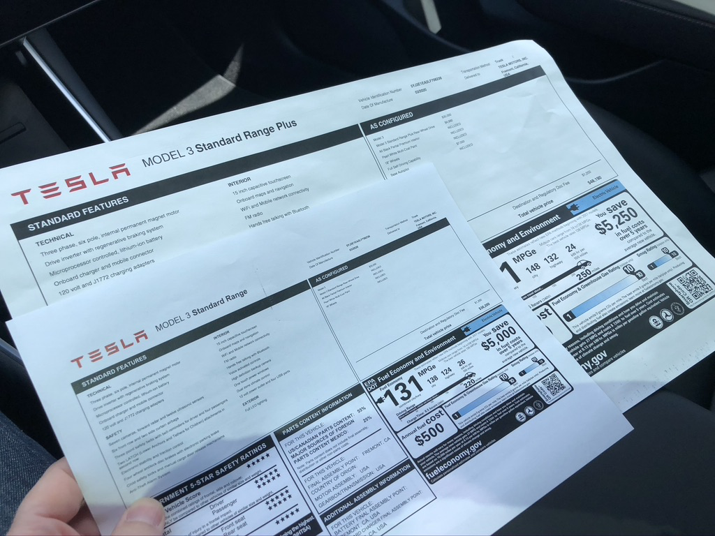 How do I get the window sticker and bill of sale Tesla Motors Club