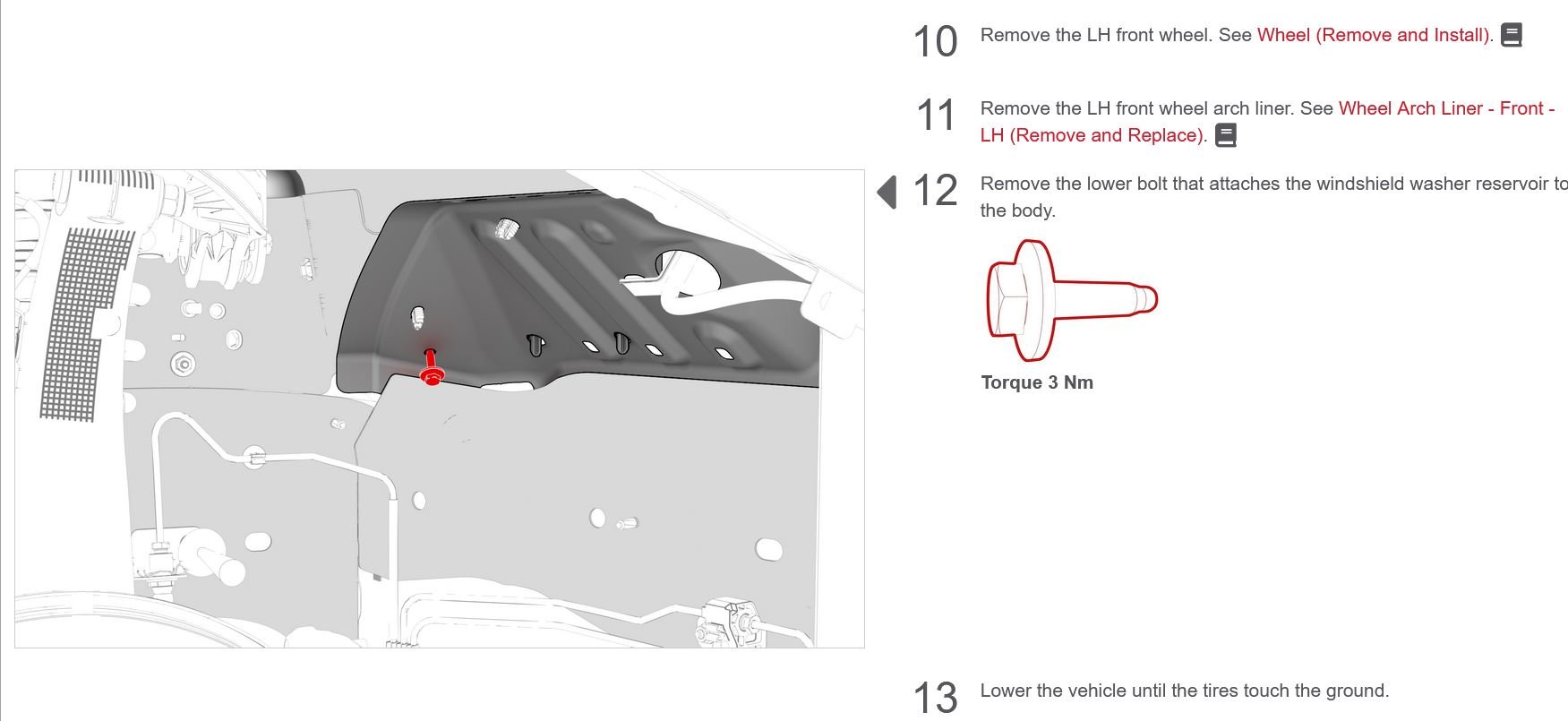 How to replace Model 3 windshield wiper fluid reservoir?