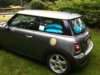017 MINI E weighed down with Salt bags.JPG